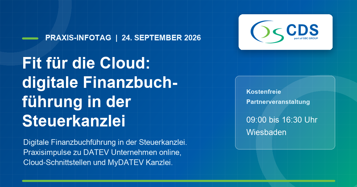 CDS Praxis-Infotag am 24. September 2026